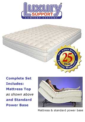 Luxury Support - Mystique Adjustable Bed